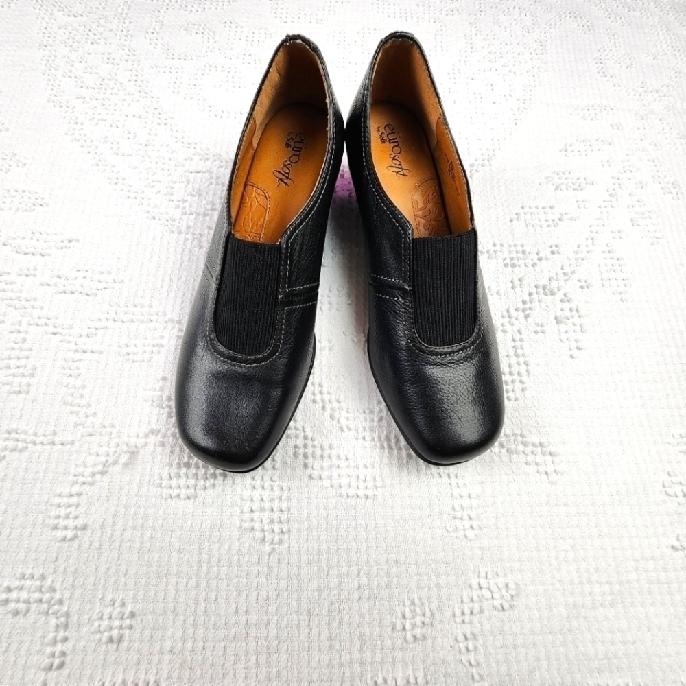 Söfft Eüro Soft Black Wedge Shoes - Picture 1 of 11